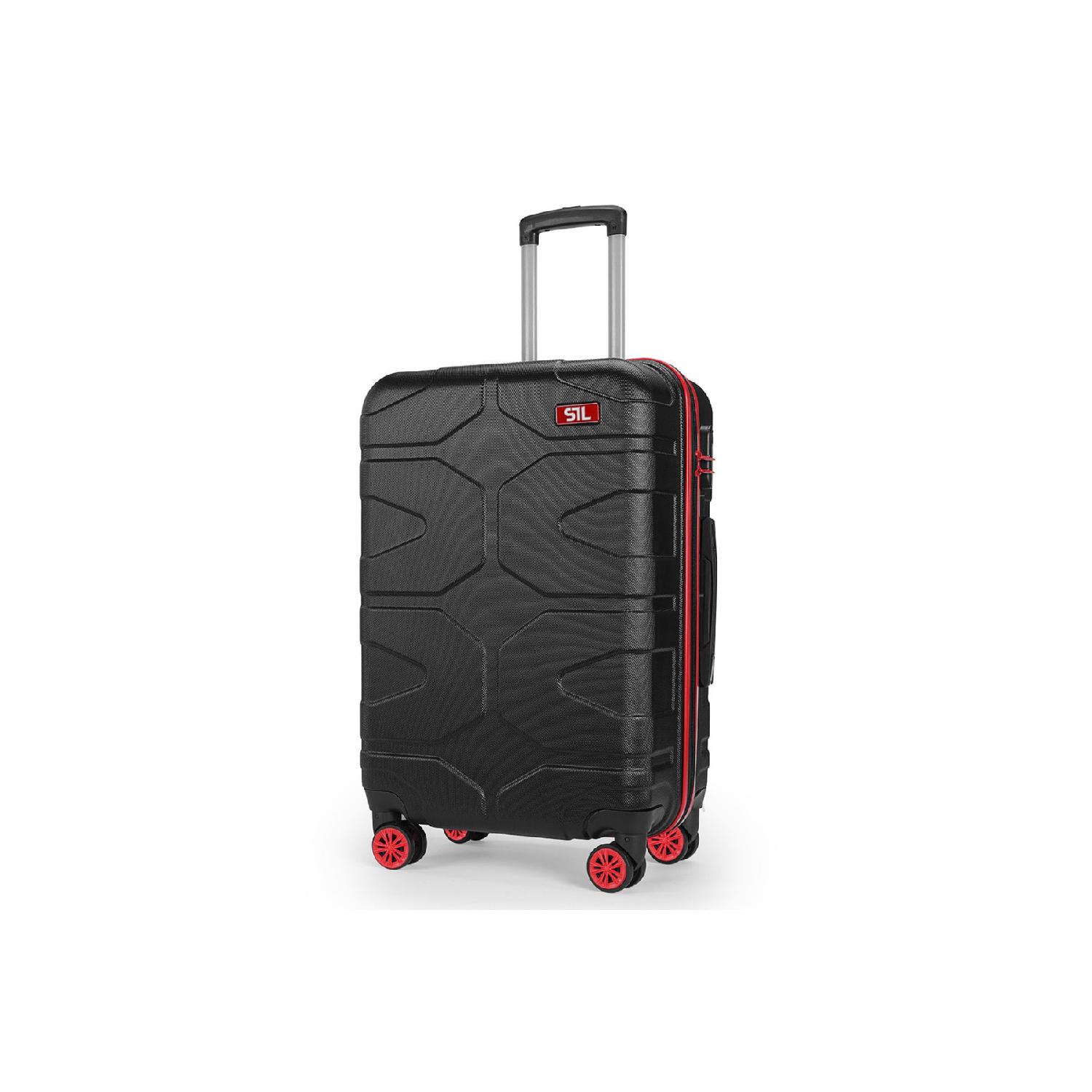 

Wx-1002 Stl Series Черно-красный чемодан для ручной клади