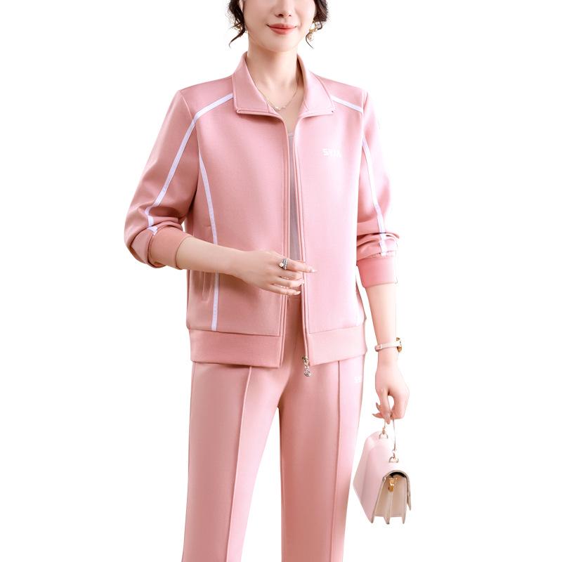 Women's Sporty Two-Piece Set: Age-Reducing Hoodie & Pants, Comfortable, Breathable, Perfect for Walking, Home, Running, Leisure.