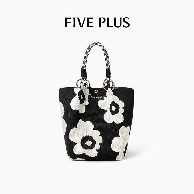 FivePlus Women s New Canvas Bucket Handbag