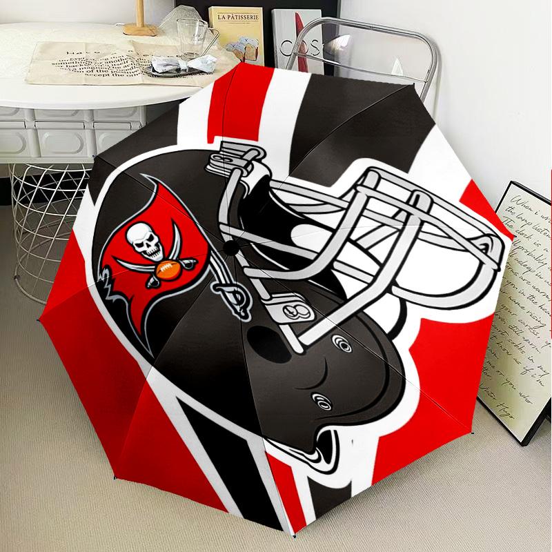 Tampa Bay Buccaneers Helmet Umbrella Folding umbrella, automatic umbrella 8-Frame for Travel, camping Use Gift for Halloween Christmas