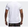 Adidas Sports Basketball Short Sleeve T-Shirt Men Tops White FM4787