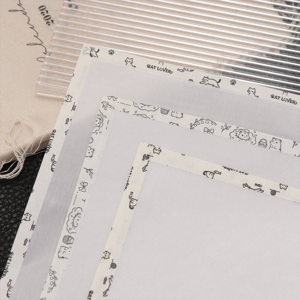 5Pcs Edge-stitched Perler Beads Baking Cloth Beadsheat-resistant Paper Craft Supplies