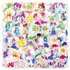 50 Elf Cartoon Stickers Hand-drawn Cute Fairy Tale Dreamy Decorative Water Cup Stationery Glue Drop Stickers