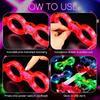 1-50PCS LED Light Up Glasses Neon Glow in Dark Party Favor for Adults Kids Birthday Wedding Festival Costume Accessories
