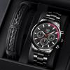 Men'S Watch Fashion Calendar Luminous Fully Automatic Quartz Watch