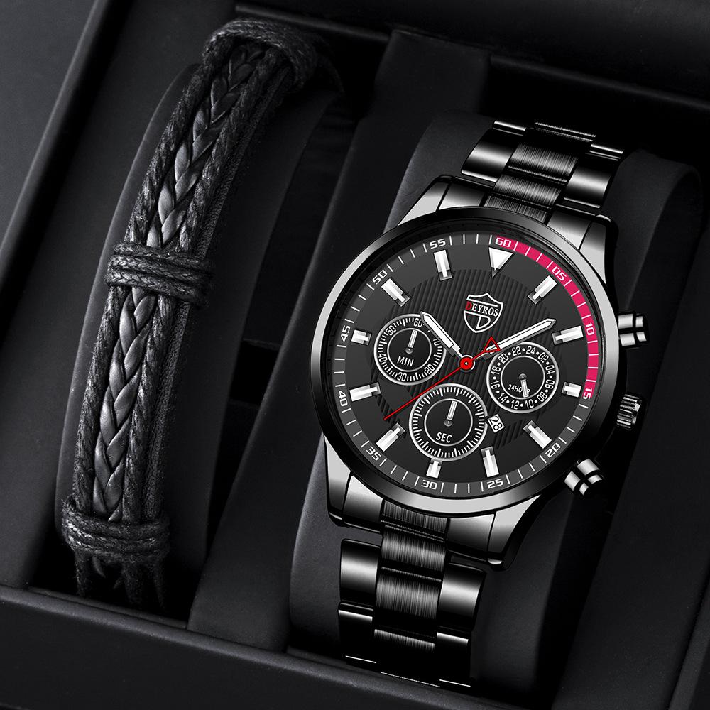 Men'S Watch Fashion Calendar Luminous Fully Automatic Quartz Watch