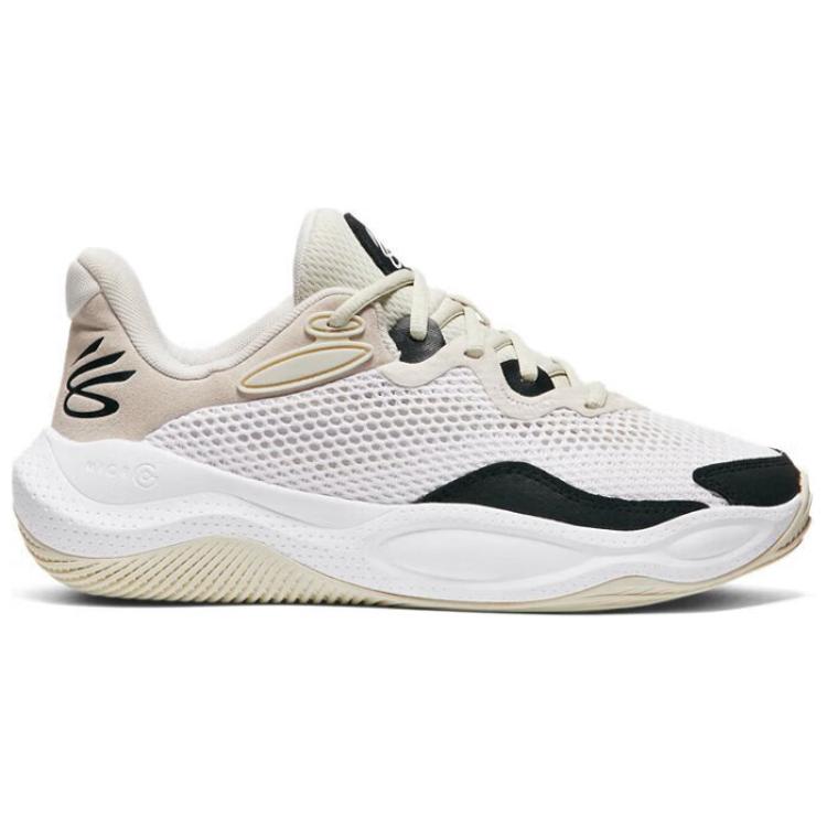 Under Armour Curry Splash 24 AP Summit White Black Men Sneakers Cream 3028193-100