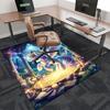 1pc My Little Pony Princess Celestia Office Chair Mat - Anime Cartoon Design, Non-Slip Carpet for Home Decor, Suitable for All Seasons.H026