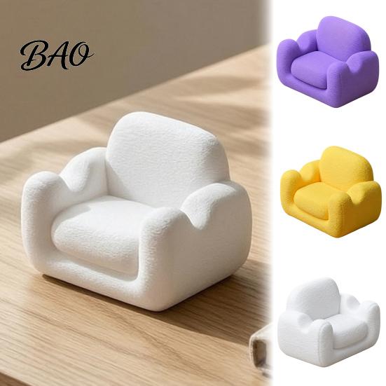 Eco Friendly PLA Phone Dock Mini Sofa Stand, Cute Couch Shaped Holder, Portable Mobile Support Decorative Desktop Smartphone Stand for Office