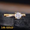 Three Heroes Zircon Inlaid Gold-Plated Ring: Elegant European & American Style Jewelry