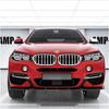 Compatible for BMW X6 F16 M Sport 2015-2019 Car Accessories Front Bumper Spoiler Lip Diffuser Splitter Protection Kits(Carbon Fiber Look)