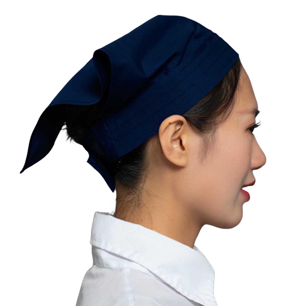 Working Cap Restaurant Triangle Hair Kerchief Vintage Fashion Cotton Chef Hat Hygiene Work Cap for Restaurant Accessories