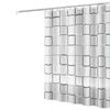 1pc With Pattern Shower Curtain PEVA Waterproof Shower Curtain Bathroom Partition Curtain Bathroom Decoration Accessories