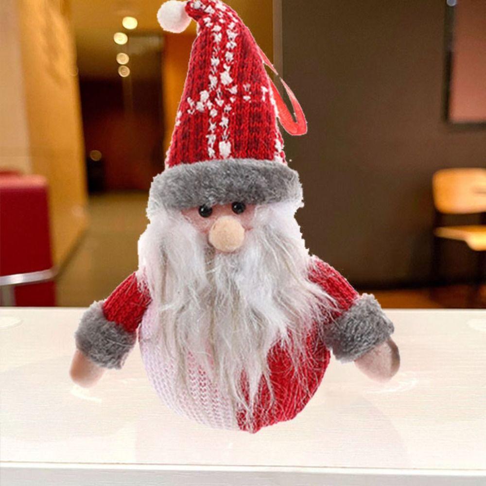 Tabletop Doll Christmas Plush Snowman Doll Realistic Christmas Doll Decorations  Party Supplies