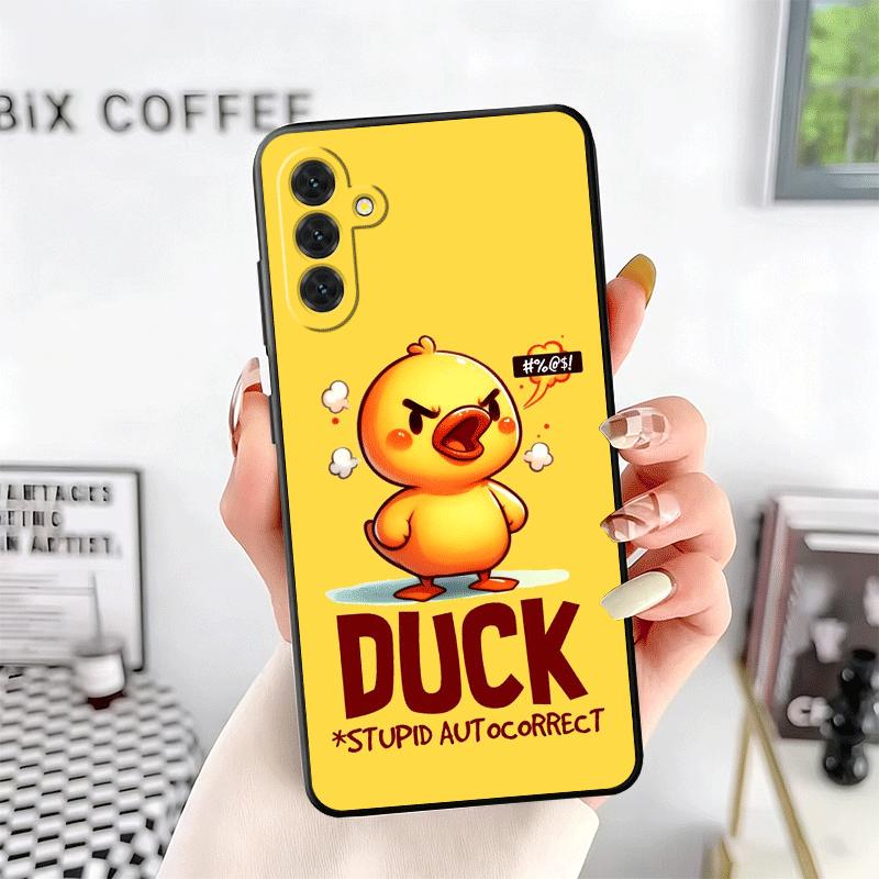 

Funny Cute Cartoon Duck Soft Phone Case for Samsung A17 A37 A57 A16 A26 A36 A56 A15 A25 A35 A55 A14 A24 A34 A54 A13 A23 A33 A53 Samsung A13