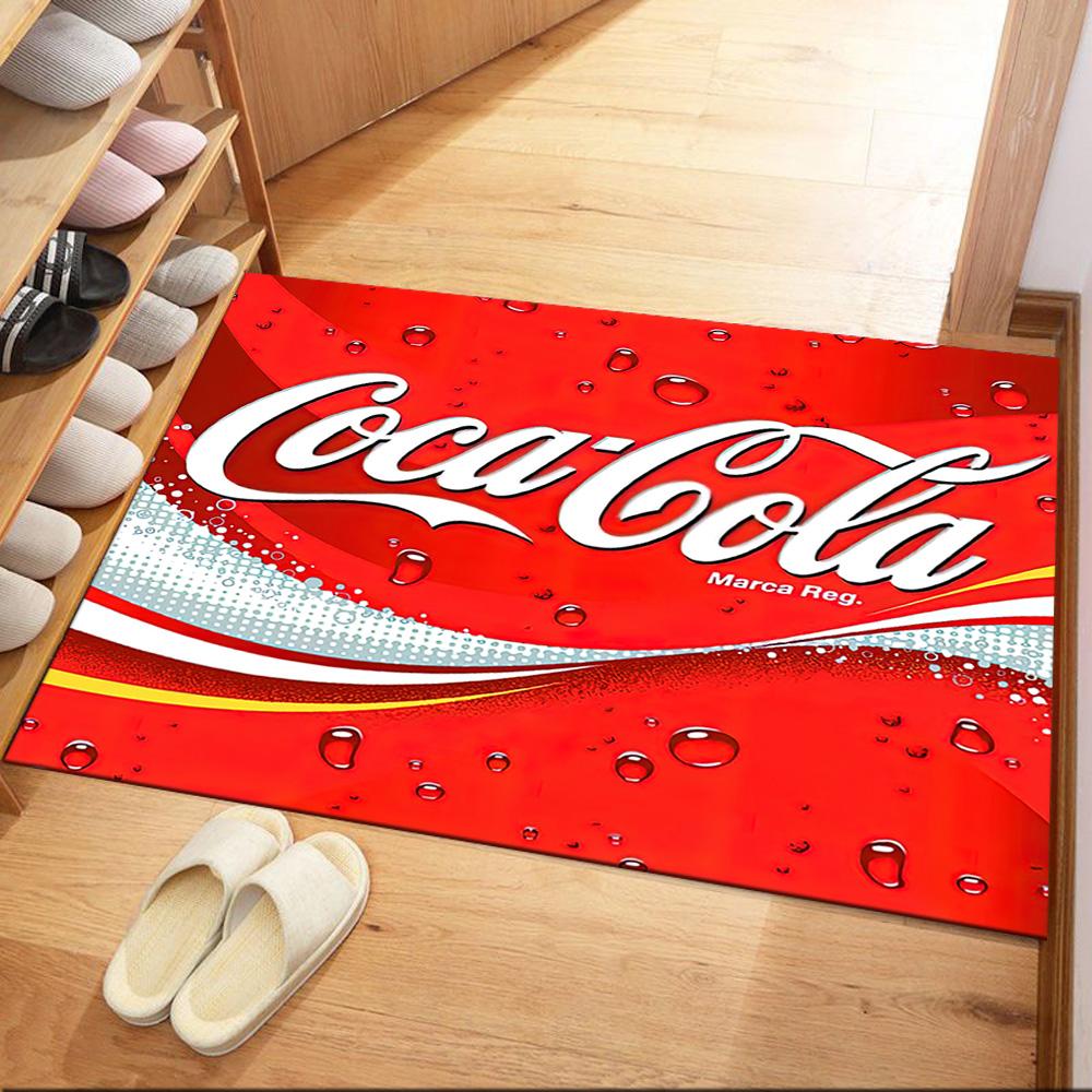 Coca-cola Classic Bottle Cap Square Rugs Are a Great Choice for Living Rooms, Bedrooms, Home Décor, and As Gifts.