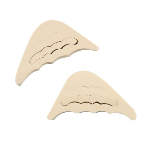 BONU Toe Cushions (2 Pairs, 4 Pieces) - Toe Support, Prevents Squeaking, Blisters, Calluses, and Blisters, Shoe Insoles, Shoe Size Adjustment, and Loo