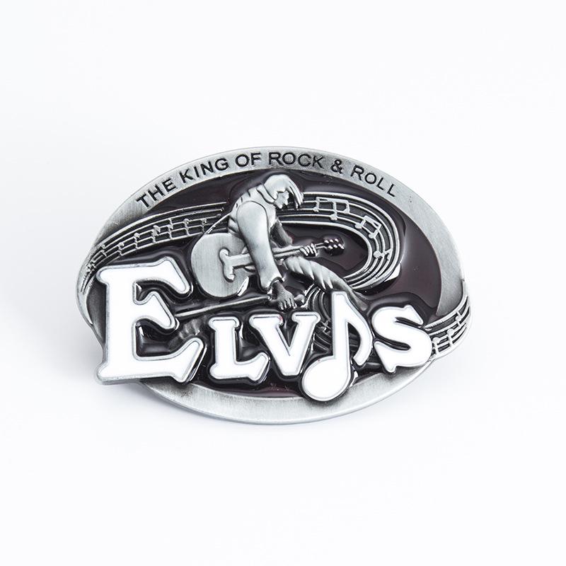 Skull Design Zinc Alloy Guitar Belt Buckle