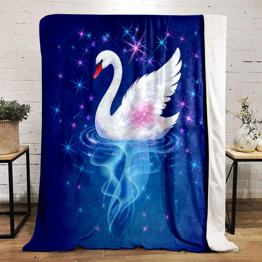 1PC Dreamy Starry Sky Elf Unicorn Printed Blanket Children Adult Blanket Soft and Warm Bedding for Sofa Outdoor Travel Blanket