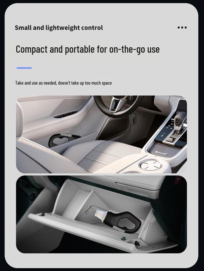 Aspirateur sans fil rechargeable à main: Aspiration puissante, compacte et double usage pour la voiture et la maison