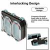 Magnetic Bait Storage Box Easy To Carry Fishing Gear Organizer Gear Fishing Hooks Box  Fishing