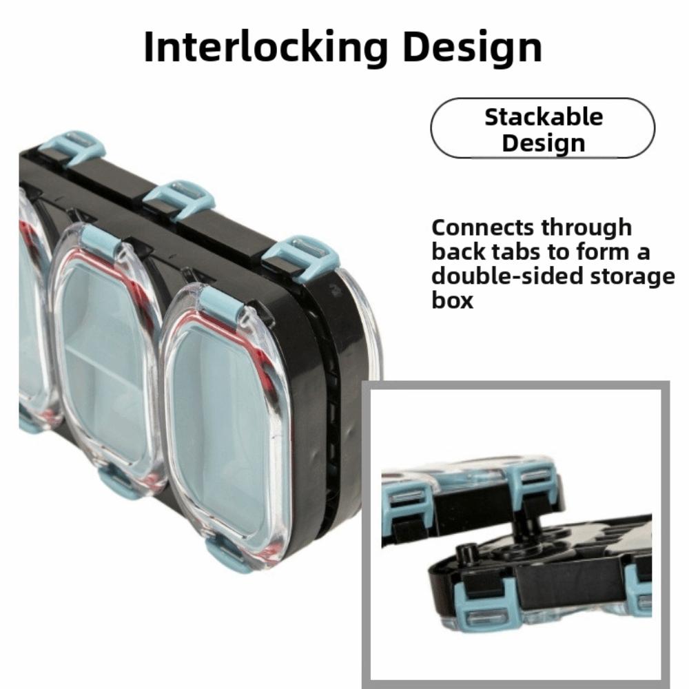 Magnetic Bait Storage Box Easy To Carry Fishing Gear Organizer Gear Fishing Hooks Box Fishing