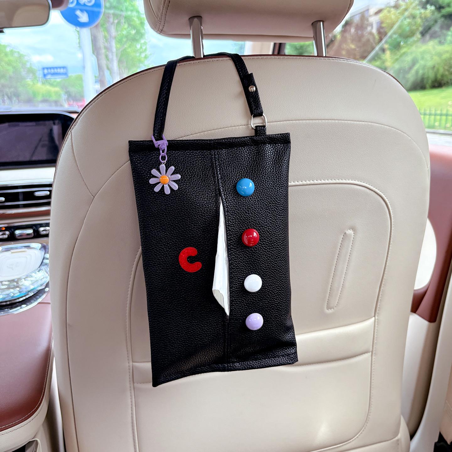 

Daisy Lychee Pattern Leather Car & Home Tissue Holder