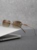 1pc Women'S Sunglasses Men'S Sunglasses Frameless Sunglasses for Men and Women Classic High-grade Fashion Sunglasses for Women.
