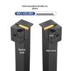 CNC Grooving Tool Holder for MGEVR 1616/2020/2525 Series (1.5, 2, 2.5, 3, 4mm) - Outer Diameter Cutting Tool