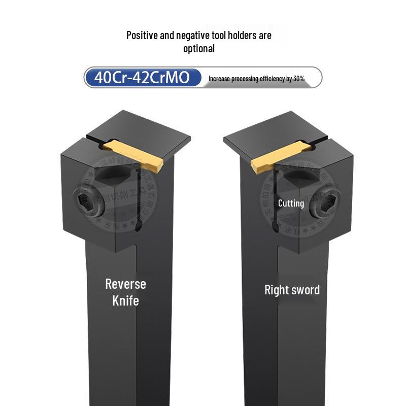 CNC Grooving Tool Holder for MGEVR 1616/2020/2525 Series (1.5, 2, 2.5, 3, 4mm) - Outer Diameter Cutting Tool
