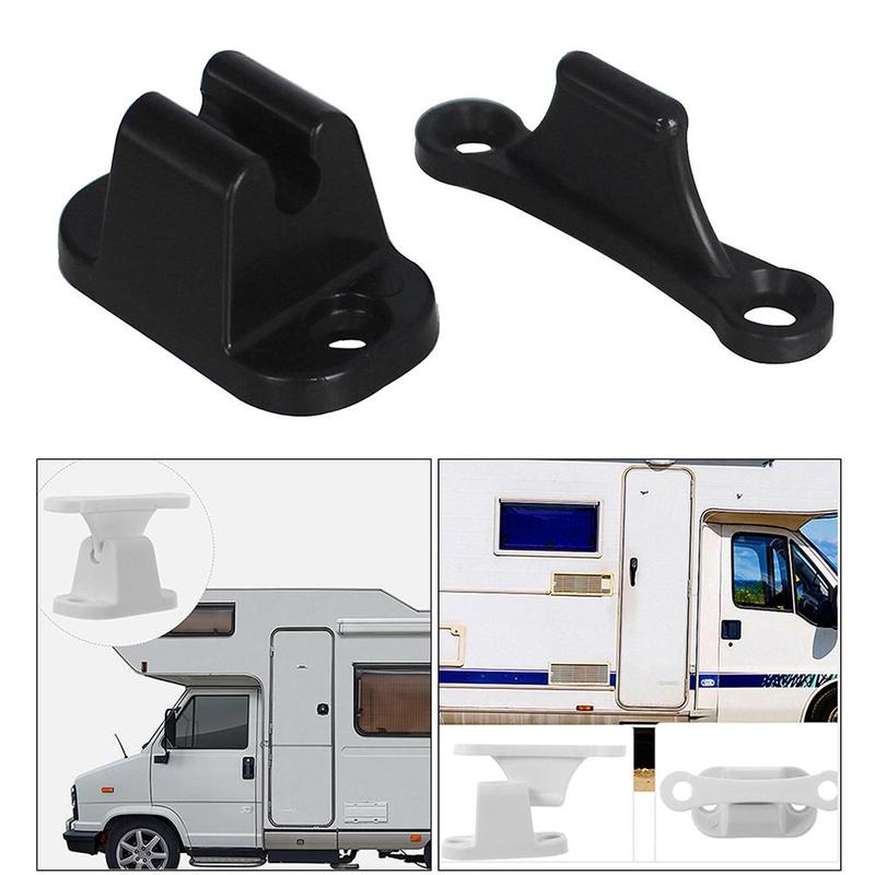 RV Door Retainer Kit T Shape Door Stop Retaining Catch Latch for RV Caravan Camper Motorhome Boat Door Retainer Holder