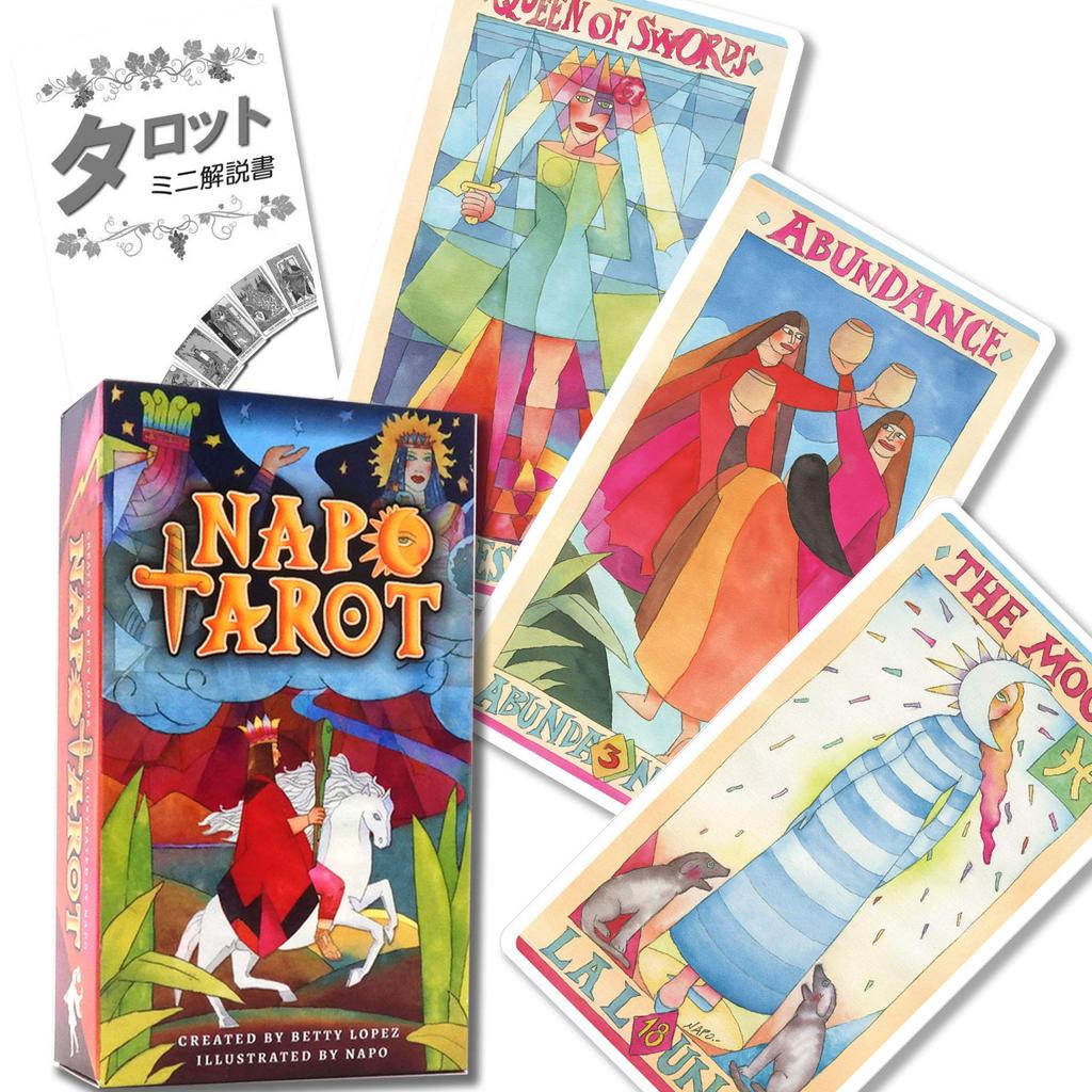 Napo Tarot Tarot Reading Japanese Instruction Manual Authentic Tarot 78 Cards Instructions, Included, Cards,