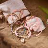 Boho Reisperlen Seestern Anhänger Armbänder Für Frauen Sommer Ozean Strand Muschel Charme Mehrschichtiges Armband Set