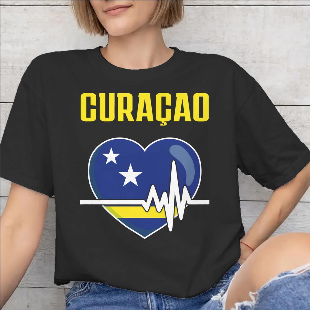 Curacao Football Apparel Unisex T Shirts Cotton Tee Printed Tshirt Clothing