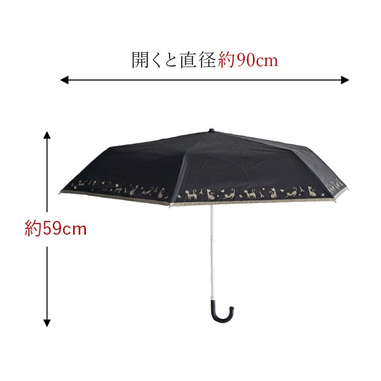 Okamoto Harajuku Store Parasol UV Protection 100 Shading Folding Complete Shading Lightweight Umbrella for Sunny and Rainy Days UV Protection Rate