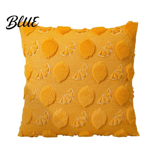 Romantic Room Decor Plush Throw Pillow Cover Heart Embroidery Cushion Case with 3D Bowknot Jacquard Cute Bow Tie Cases Soft Fluffy Decorative