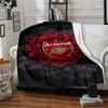 Arsenal Blanket Warmthful Decor Suitable for Sofa Bed Office All-Season Use Digital Print Gift for Travel Home Birthdays
