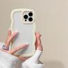 Simple Fashion Wave Frame Clear Shockproof Back Cover For iPhone 16 Pro Max 15 14 Plus 13 12 11 17 Pro Max 17 Air Case