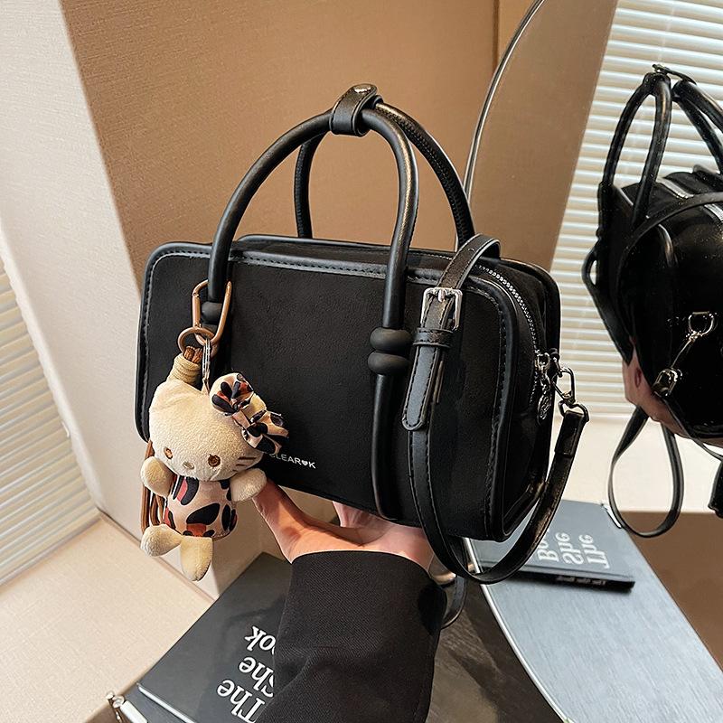 Wildledertasche Damen Herbst und Winter vielseitig neue Schulter-Umhängetasche lässig tragbar Pendler Kissen Tasche