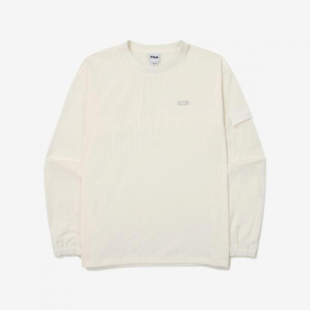 Fila Stretch Woven Pocket Sweatshirt SANDWHITE/105