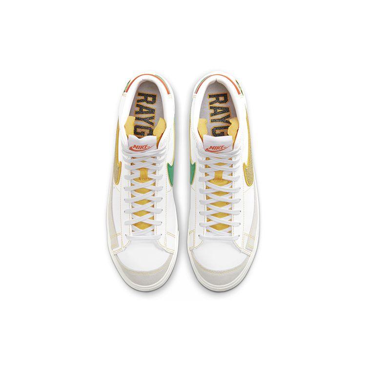 Nike Blazer Mid 77 Vintage Roswell Rayguns Unisex Sneakers White Stadium-Green Team-Orange DD9239-100