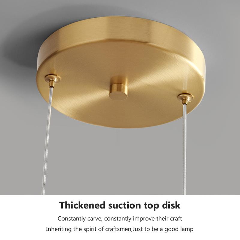 Glass Pendant Light Light Luxury Pendant Lamp Deco Led Hanging Light Fixtures Bedroom Modern Luminaire Suspension Lamp