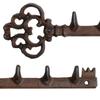 Gusseisen Schlüsselhaken mit 4 Haken 29,3 cm