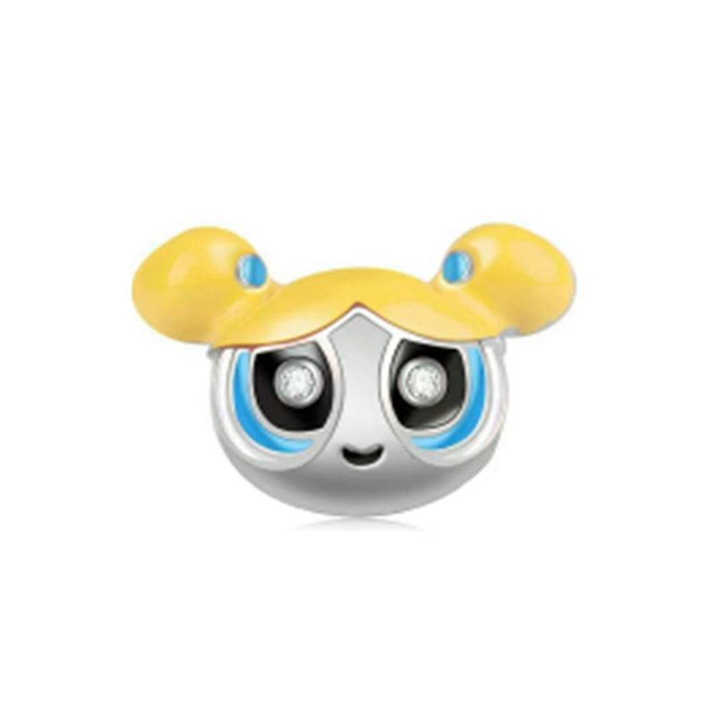 Copper Plated Cz Herocross Cartoon Rabbit Charm Family Mother Beads Stopper Fit Original European Bracelet Jewelry