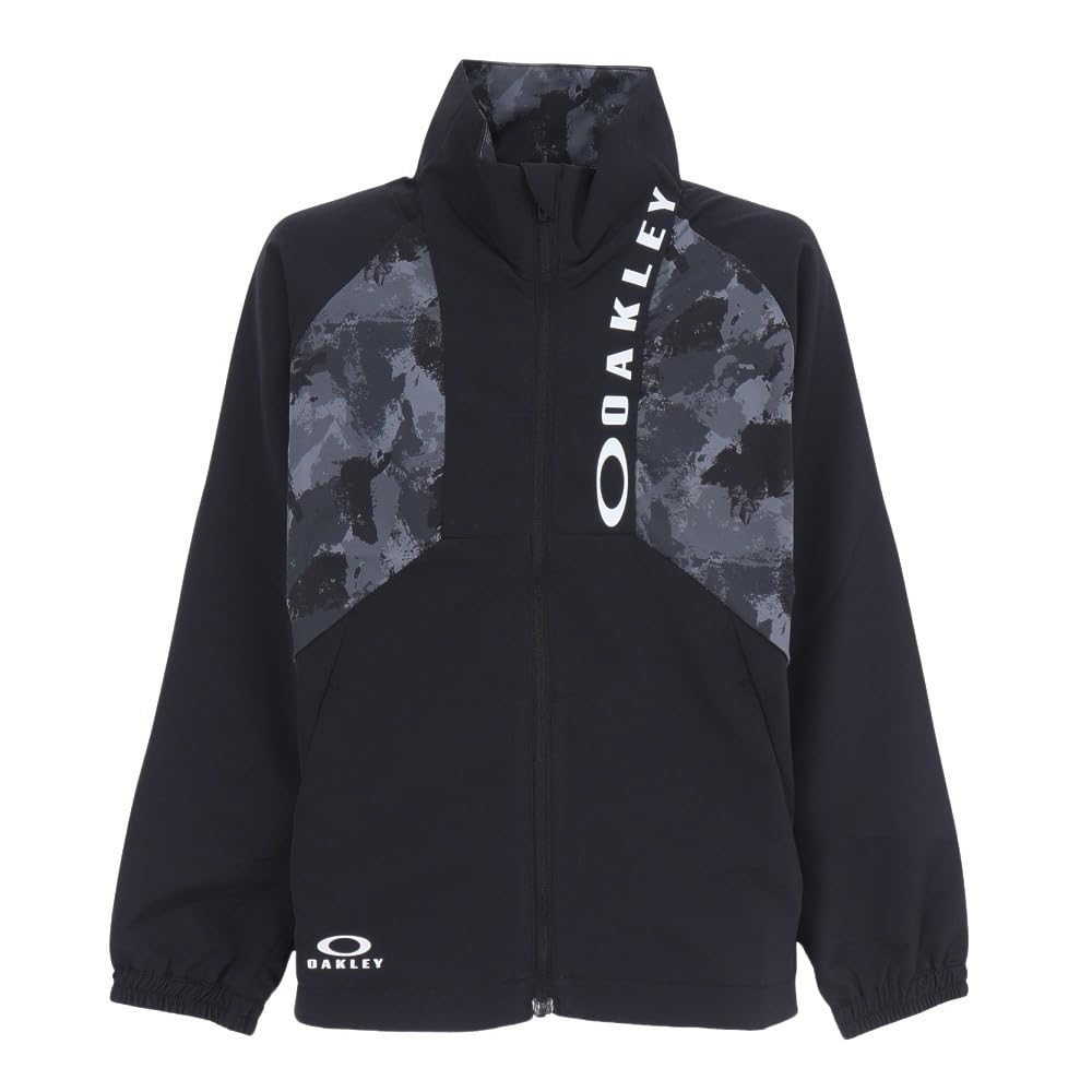 Oakley YTR Vindduk Størrelse Størrelse S Jakke, 9.0, Barns (02E), Blackout, (140 cm)