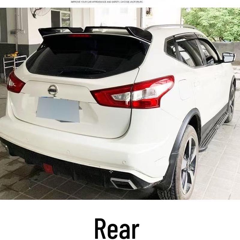 Nissan Qashqai Rear Spoiler Modification: No-Drill Painted Diffuser & Stabilizer Wing.