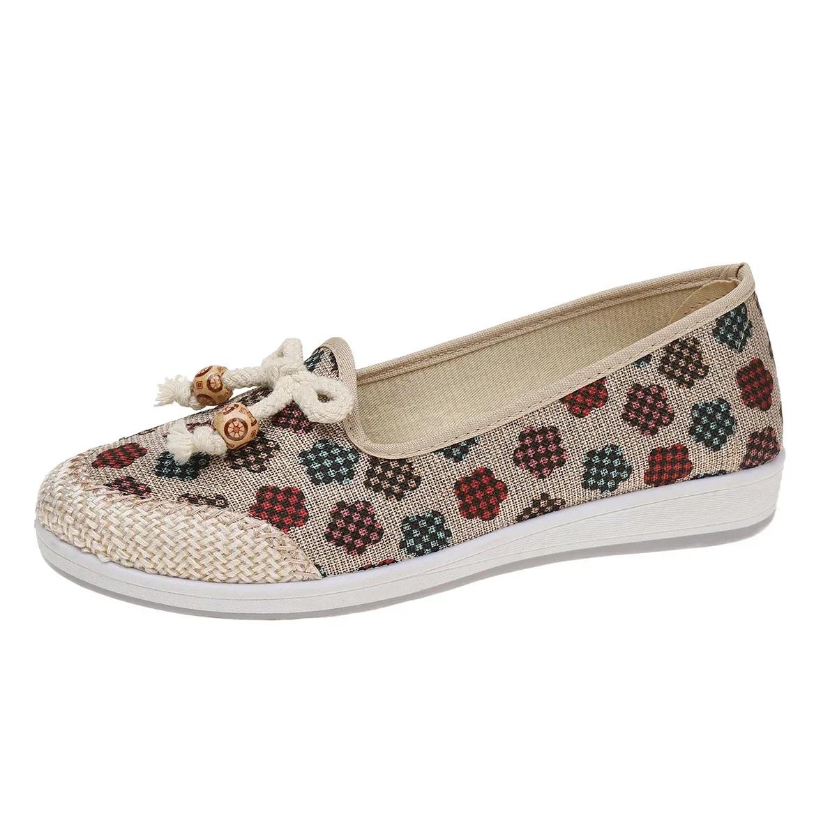 

2024 Ранняя осень Удобные мягкие подошвы Модные бахилы Плоский каблук Женские одинарные туфли Повседневная и универсальная женская обувь 40 красный