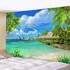 Bohemian style bedroom sofa blanket beautiful sea view Indian mandala tapestry wall hanging tapestry