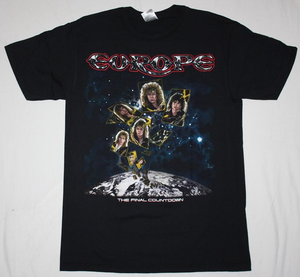 EUROPE THE FINAL COUNTDOWN 86 T-shirt Men Women Concert Size LT195 L