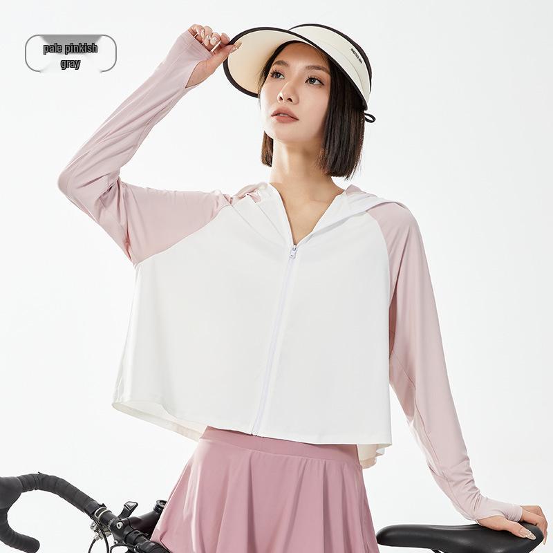 Women's UPF 50+ Sun Protection Cape - Breathable, Black Brim for UV Defense